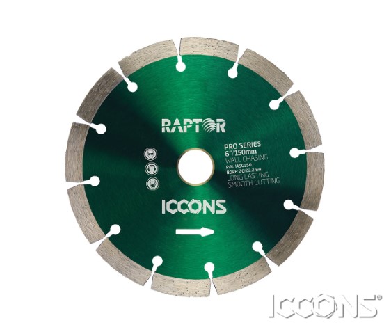 ICCONS ABRASIVE SEGMENTED 100MM BLADE 